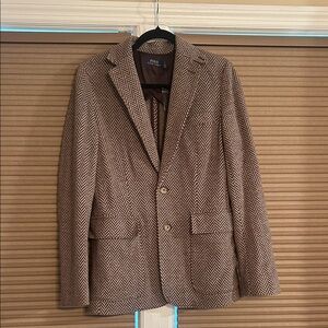 Polo Ralph Lauren Tan Herringbone Blazer